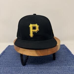 New Era PITTSBURGH Cap Men’s Official On-Field Hat 59FIFT Black FITTED 7